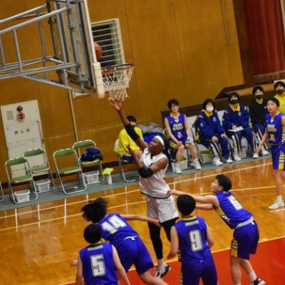 県新人戦ベスト４　バスケットボール女子