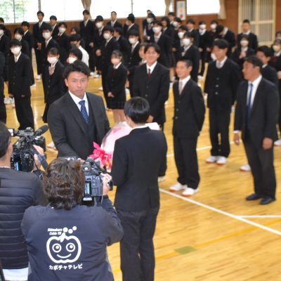 阪神タイガース入団　椎葉剛選手　報告＆激励会